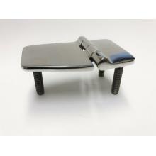 Flush Hinge three thread stud 38x60mm