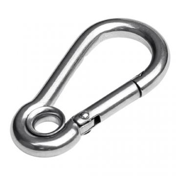 Snap Hook with round thimble eye 100x10mm