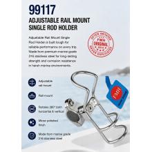 10pcs of 25mm Adjustable Rail Mount Single Rod Holder